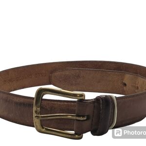 Oiled Chamois Cowhide Belt